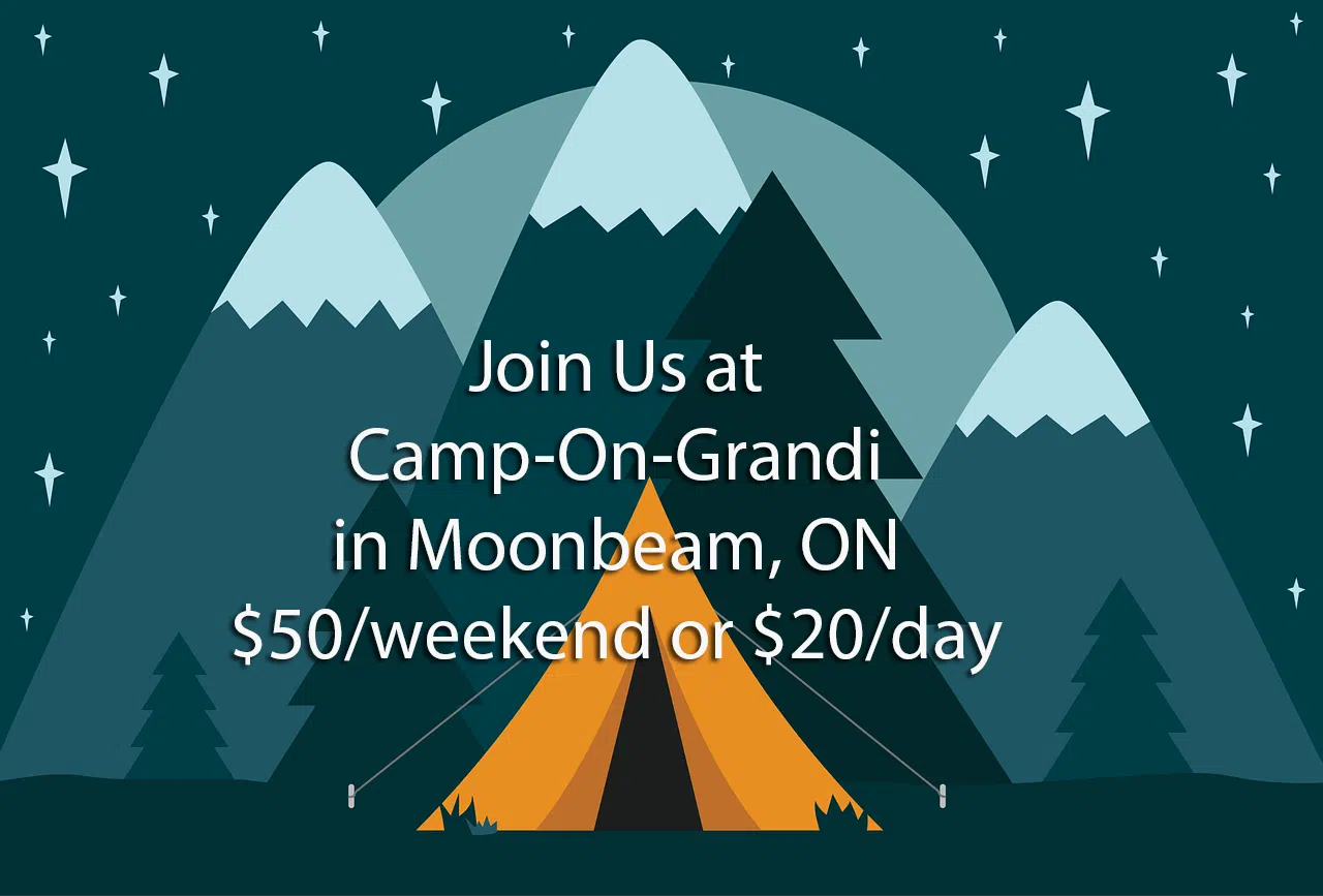 AA Campout $50/weekend or $20/day